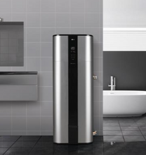 Load image into Gallery viewer, LG Heat Pump Hot Water Heater in bathroom