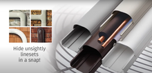 Load image into Gallery viewer, RectorSeal Fortress Lineset Covers 3.5" 12' Wall Duct Kit, White 92
