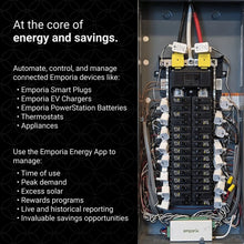 Load image into Gallery viewer, Emporia Gen 3 Smart Home Energy Monitor, 3-200A CT's, 16-50A CT's