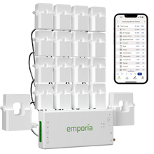 Load image into Gallery viewer, Emporia Gen 3 Smart Home Energy Monitor, 3-200A CT's, 16-50A CT's

