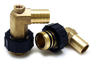 Geo-Flo, Flo-Link Elbow x 1” Hose Barb, fitting for PT port