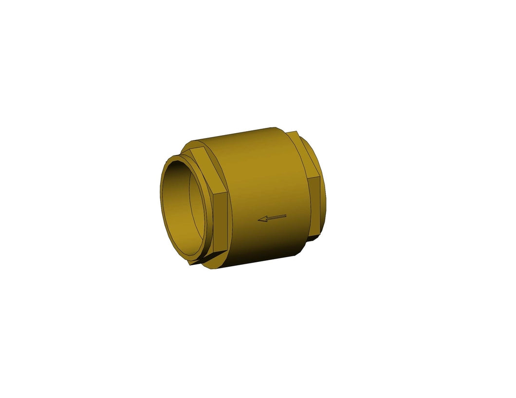 Geo-Flo, Check Valve, 2” FPT, Spring, Brass, NBR Seat