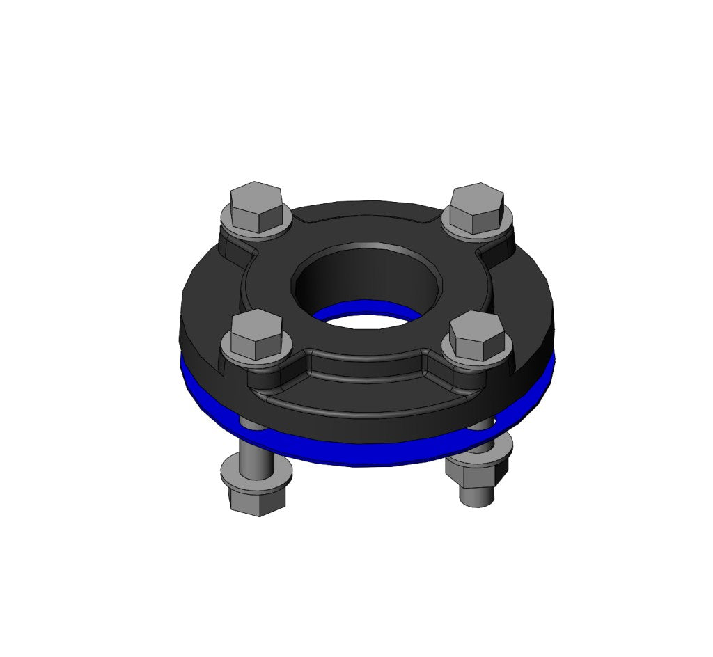 Geo-Flo, Flange Kit, Grundfos, CI, GF 53, 2” FPT, Four Bolt Flange (includes gaskets)