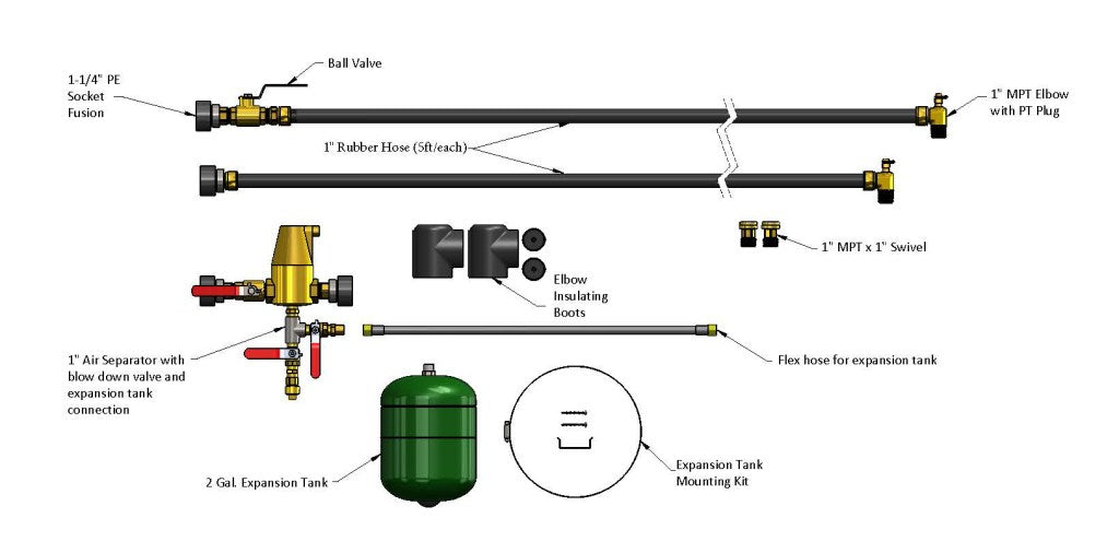 Geo-Flo, Geothermal Trim Kit, GTK6V01-PH001-A02-W