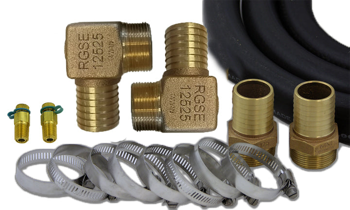 Geo-Flo, 1-1/4” Hose Kit (MPT @ Flow Center & Heat Pump)