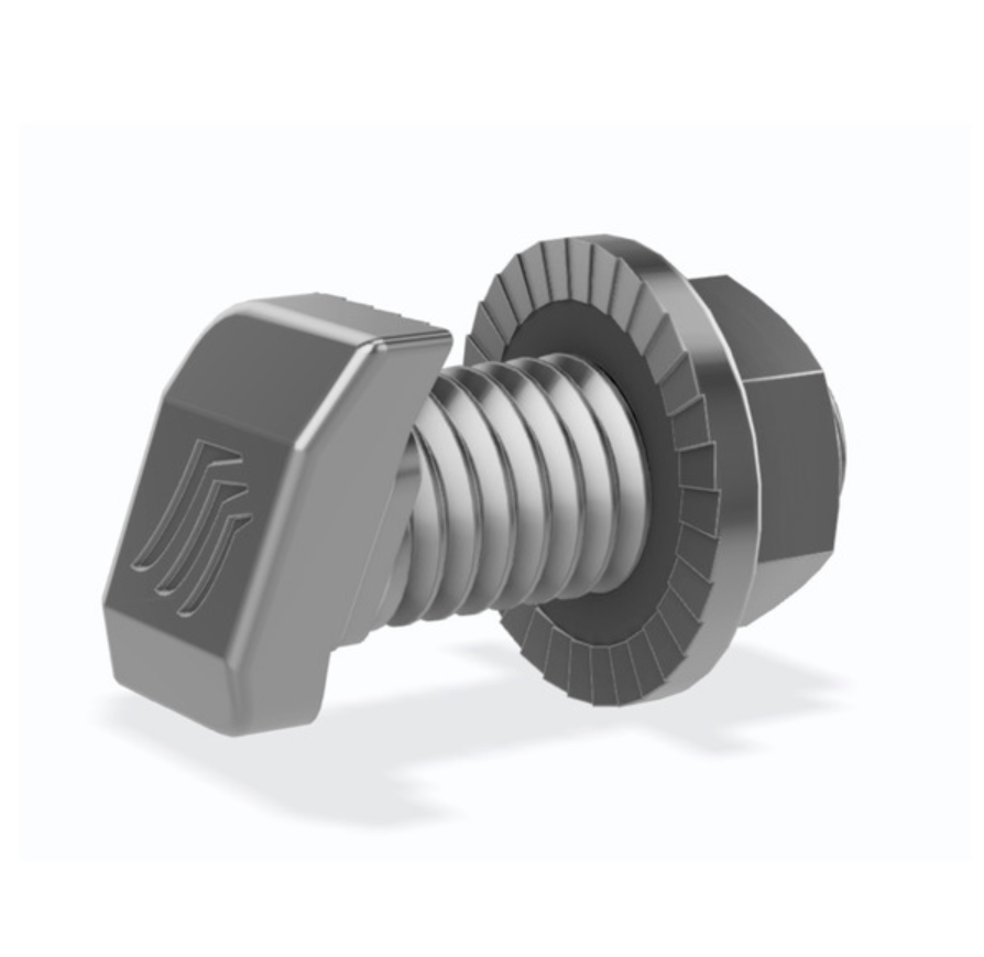 Pegasus - SS Dovetail T-Bolt and SS Serrated Flange Nut