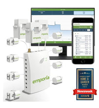 Load image into Gallery viewer, Emporia GEN 2 Vue with 8 Sensors, 2-200A CT&#39;s, 8-50A CT&#39;s

